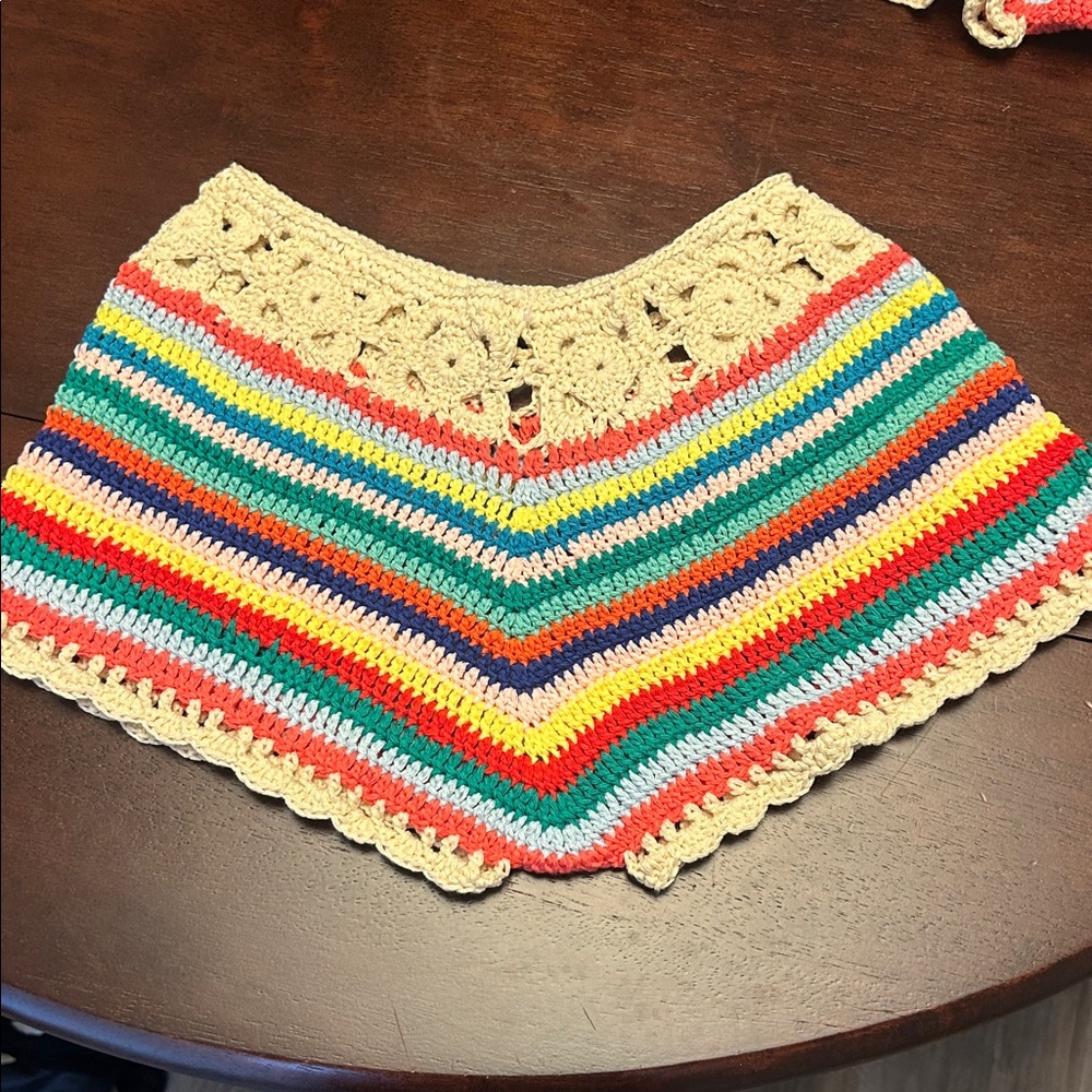 Colorful Crochet Shorts